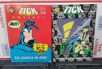 Buy The Tick - OMNIBUS VOLUME 1 And 2 - Graphic Novel TPB Lot • 24.07£