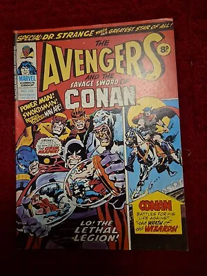 Buy The Avengers  & The Savage Sword  Of Conan Issue #123 1976 • 4.99£