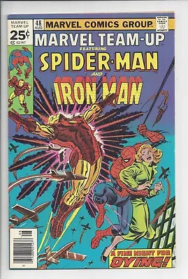Buy Marvel Team-Up #48 NM-(9.2) 1976- Iron Man - 1st Captain Jean DeWolff And Wraith • 23.83£