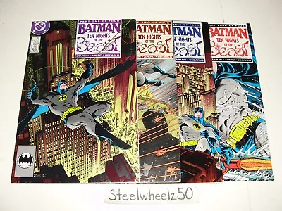 Buy Batman #417-420 Comic Lot DC 1988 418 419 Ten Nights Of The Beast 1st KGBeast • 23.98£