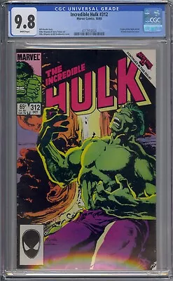 Buy Incredible Hulk #312 Cgc 9.8 Origin Hulk Retold White Pages • 159.90£