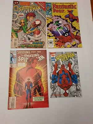Buy Fantastic Four #299--4 Books! Amazing Spider-Man 392, 406 & Wizard Mini Comic 3! • 18.97£
