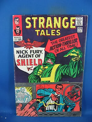 Buy Strange Tales 135 F First Nick Fury 1965 Marvel • 177.89£