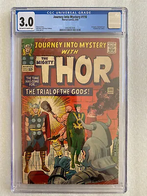 Buy Journey Into Mystery #116 CGC 3.0 - Avengers, Daredevil, And Frightful Four  • 110.69£