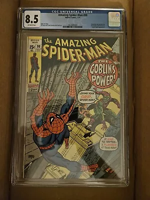 Buy Amazing Spider-man #98 Cgc 8.5 Marvel Comics July 1971 Green Goblin + Drug Story • 200.15£