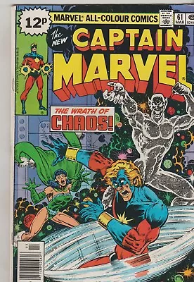 Buy *** Marvel Comics Captain Marvel #61 Vg+ *** • 3.50£