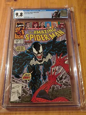 Buy Amazing Spider-Man #332 CGC 9.8 - Venom's Back! 5/90 🔥 Custom Venom Label 🔥 • 199£