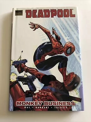 Buy Marvel Premiere Edition Deadpool Monkey Business W/Spider-man Hardcover • 10.50£
