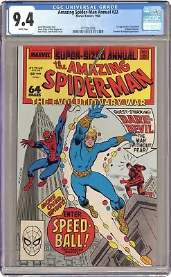 Buy Amazing Spider-Man Annual #22 CGC 9.4 1988 4175067006 • 44.77£
