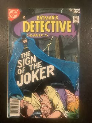 Buy Detective Comics #476, Joker Story Art By Marshall Rogers, Newsstand, 1978 • 48.18£