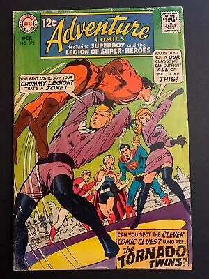 Buy Adventure Comics 373 GD -- Tornado Twins, Neal Adams Art 1968 • 4.02£