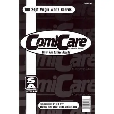 Buy Comic Care Silver Age Comic Book Backing Boards 7  X 10 1/2  • 11£