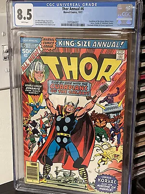 Buy Thor Annual #6 CGC 8.5 White Pages  Guardians Of The Galaxy • 74.41£