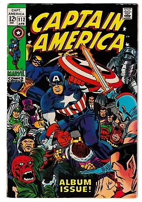 Buy Captain America #112 Origin Retold Sub-Mariner Iconic Jack Kirby Cover • 51.72£