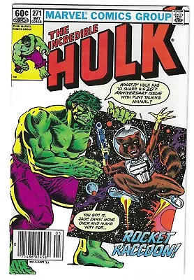 Buy Incredible Hulk #271 (Marvel) Newsstand Rocket Raccoon Guardians Galaxy • 118.59£