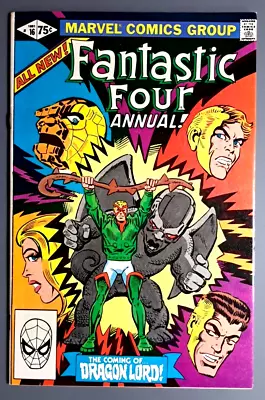 Buy Fantastic Four Annual #16 Dragon Lord 1st App Steve Ditko Marvel 1981 High Grade • 3.96£