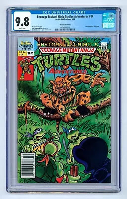 Buy Teenage Mutant Ninja Turtles Adventures #14 CGC 9.8 (1990) - Newsstand Edition • 237.14£