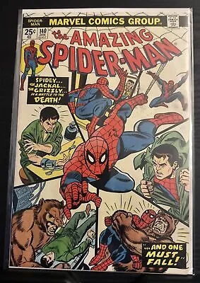 Buy Amazing Spider-Man #140  VF +1st Gloria Grant, Grizzly & Jackal App HOT🔥KEY • 26.41£