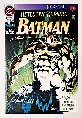 Buy Detective Comics #666 Triple Signature W/COA 1993 Chuck Dixon Scott Hanna • 44.77£