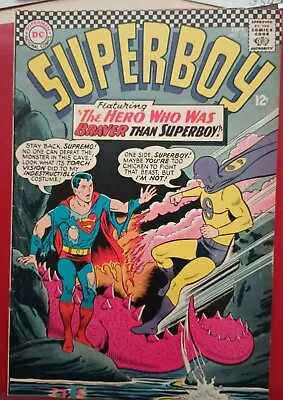 Buy Superboy DC Comic No 132 Sept 1966 Hero Who Was Braver Than Superboy Krypto's Ca • 8.03£
