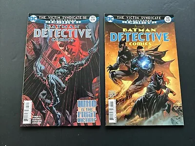 Buy Detective Comics #943 & 944 (2017) 1st Apps Victim Syndicate (2x) DC Comics • 5.49£