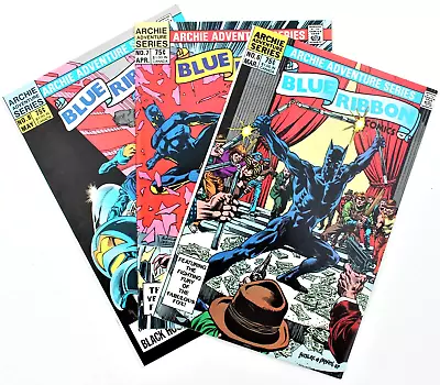 Buy  BLUE RIBBON Comics #s 6, 7 & 8 BLACK HOOD In JOB LOT Of 3 Nrm 1984Archie Comics • 14.99£