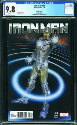 Buy Iron Man #18 ~ 1/14 Marvel 1:50 Hajime Sorayama Variant Armor Wars ~ CGC 9.8 WP • 495£