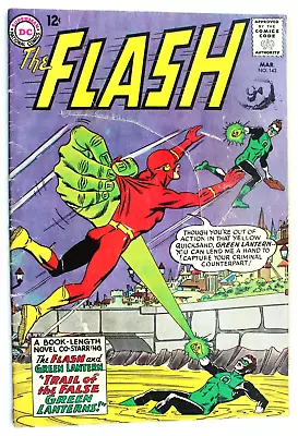 Buy FLASH 143 Ft GREEN LANTERN Fn Silver Age 1964 DC Comic C Infantino  +FREE COMIC • 15£