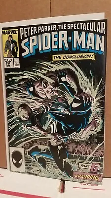 Buy Marvel Comics  The Spectacular Spider-Man (Part 6)  Issue #132 Nov. 1987(VF/VF+) • 18.97£