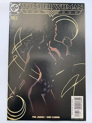 Buy Wonder Woman #188 (DC 2003) Adam Hughes Black And Gold Lasso Cover! • 47.41£