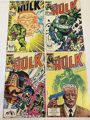 Buy The Incredible Hulk Marvel Comic Book #288 289 290 291 (4 Book Lot) • 22.13£