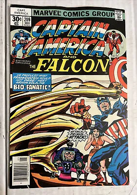 Buy Captain America #209 Vf+ 1st Full App & Origin Of Arnim Zola 1977 Newsstand • 6.36£