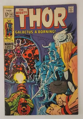 Buy Thor #162 Galactus Kirby Stan Lee Marvel Comics 1968 • 36.19£