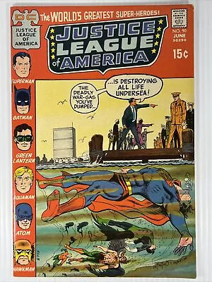 Buy Justice League Of America #90 Vol 1 DC Comics 1971 Bronze Age Batman/Superman VF • 13.43£