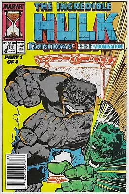 Buy INCREDIBLE HULK 364 NM 1989 ABOMINATION NEWSSTAND VARIANT 1962 1st SERIES LB3 • 3.22£