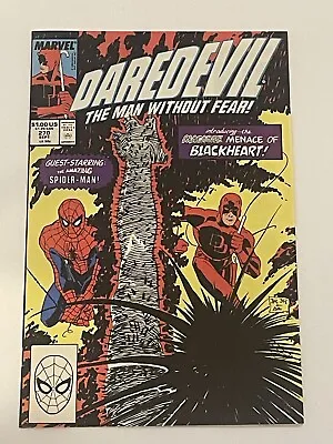 Buy Daredevil #270 VF/NM- 1st Appearance Blackheart Spider-Man Appearance • 24.11£