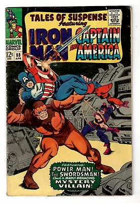 Buy TALES OF SUSPENSE #88 Marvel Comics 1967 Iron Man,  Captain America,  GD+ 2.5 • 7.13£