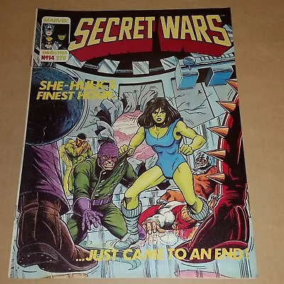 Buy Marvel Super Heroes Secret Wars #14 5th October 1985 British Weekly ^ • 6.99£