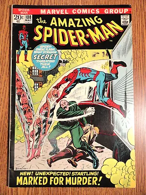 Buy Amazing Spider-man #108 Romita Stan Lee 1st Sha Shan Key Gwen Stacy Print Marvel • 26.25£