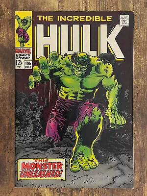 Buy Incredible Hulk #105 - STUNNING HIGH GRADE 8.5-9.0 VF/NM - 1st App Missin Link • 121.93£