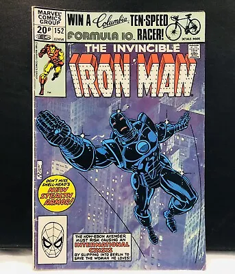 Buy Iron Man #152 Comic , Marvel 1st App Black Stealth Suit • 6.29£