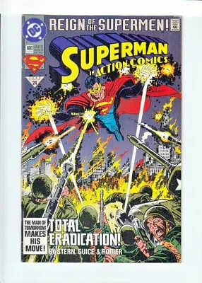 Buy Superman In Action Comics 690  Total Eradication  #24 Aug. 1993 DC Comics   • 5.91£