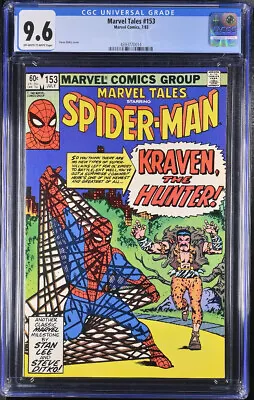 Buy Marvel Tales #153 CGC 9.6- Amazing Spider-man #15 1st Kraven Reprint 4393770014 • 75.27£
