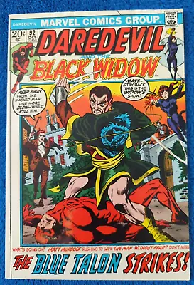Buy Daredevil Vol 1 #92, Marvel. 1972. 1st Black Widow In Title!! 6.0 Fine Quality • 15.84£