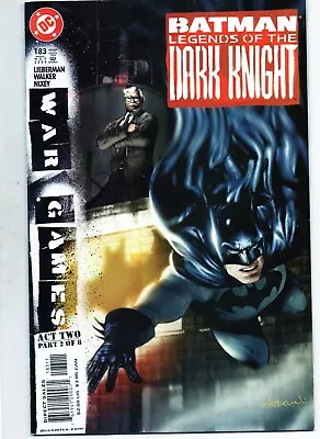 Buy DC Batman Legends Dark Knight 183 Rare VF 8.0 Comic Hot 2004 Bag Board War Games • 2.99£