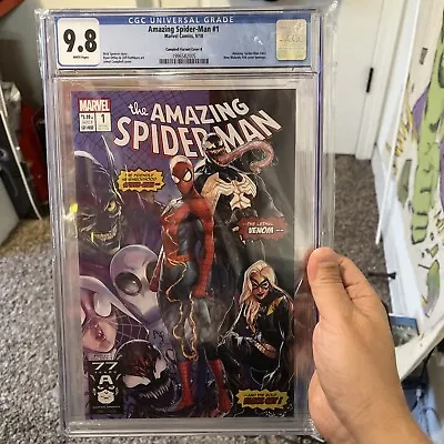 Buy Amazing Spider-Man #1 Deadpool Variant CGC 9.8 Jamal Campbell New Mutants 98 • 134.34£