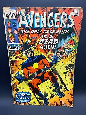 Buy Avengers #89 Marvel Comics Iron Man Captain America Thor Vision 1971 • 12.64£