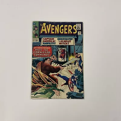 Buy Avengers #18 1965 VG Cent Copy  **Pen On The Letter 'A'** • 40£