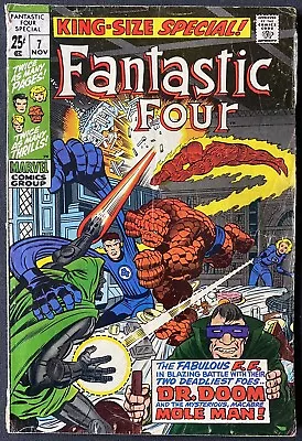 Buy Fantastic Four King-Size Special Annual #7 Dr. Doom Origin VG Condition 1969 • 21.95£