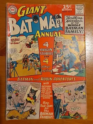 Buy Batman Annual #7 June 1964 Good/VGC 3.0 Inc Reprint Batman #139 1st App Batgirl • 19.99£